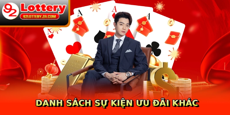 Danh sách sự kiện ưu đãi khác