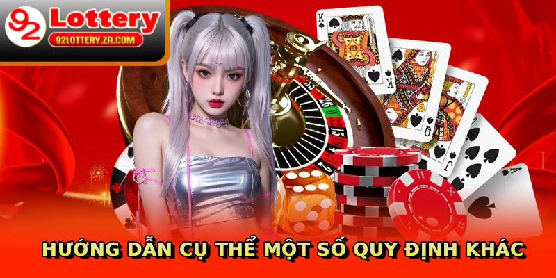 Hướng dẫn cụ thể một số quy định khác