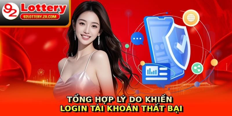 Tổng hợp lý do khiến login tài khoản thất bại